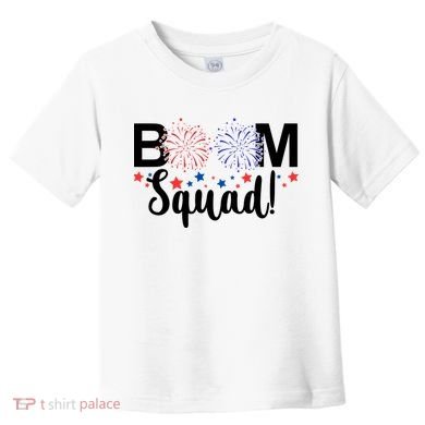 Boom Squad 4th Of July Toddler T-Shirt