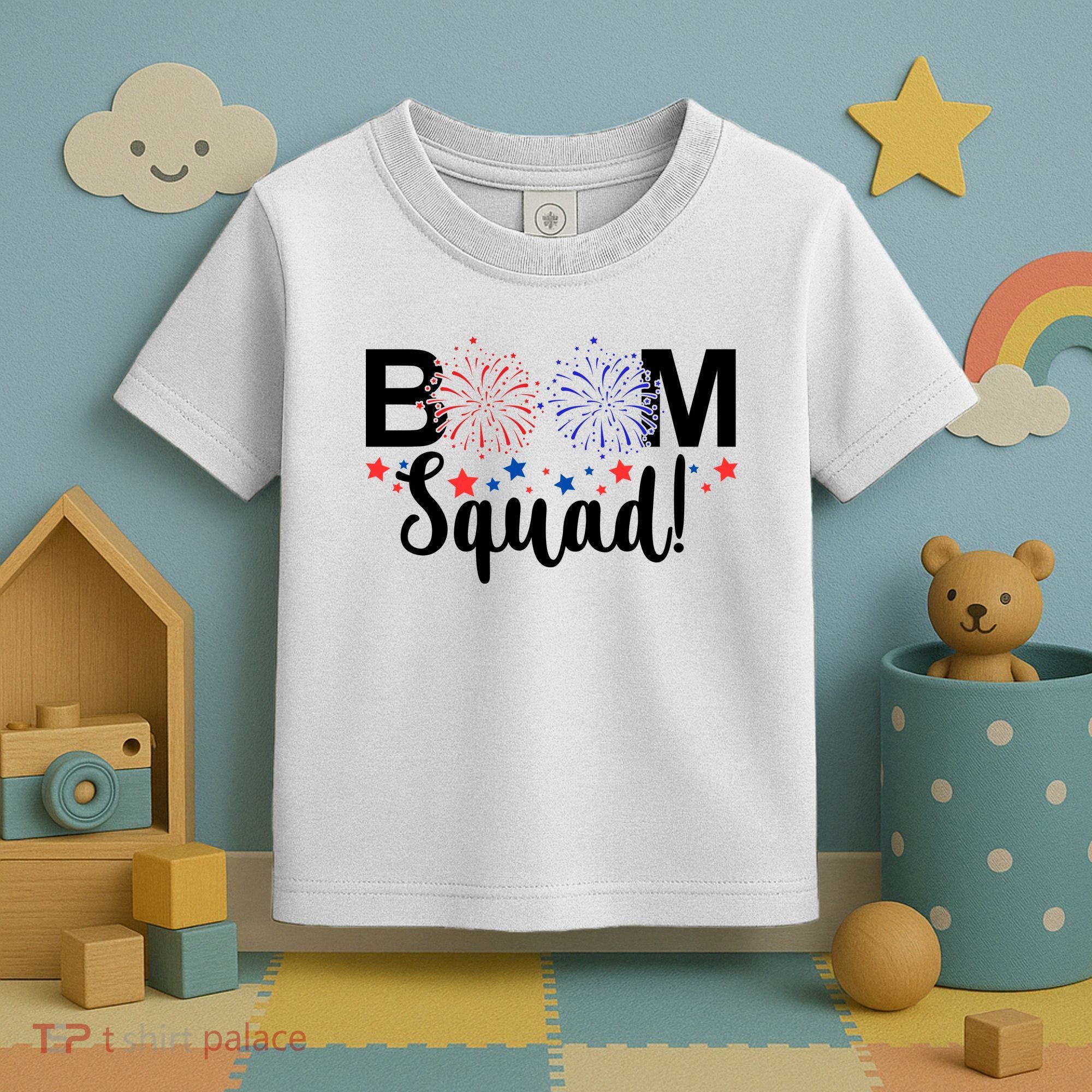 Boom Squad 4th Of July Toddler T-Shirt