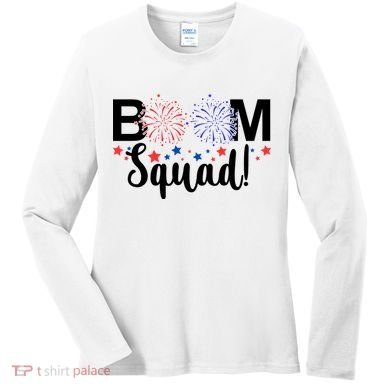Boom Squad 4th Of July Women's Long Sleeve Shirt
