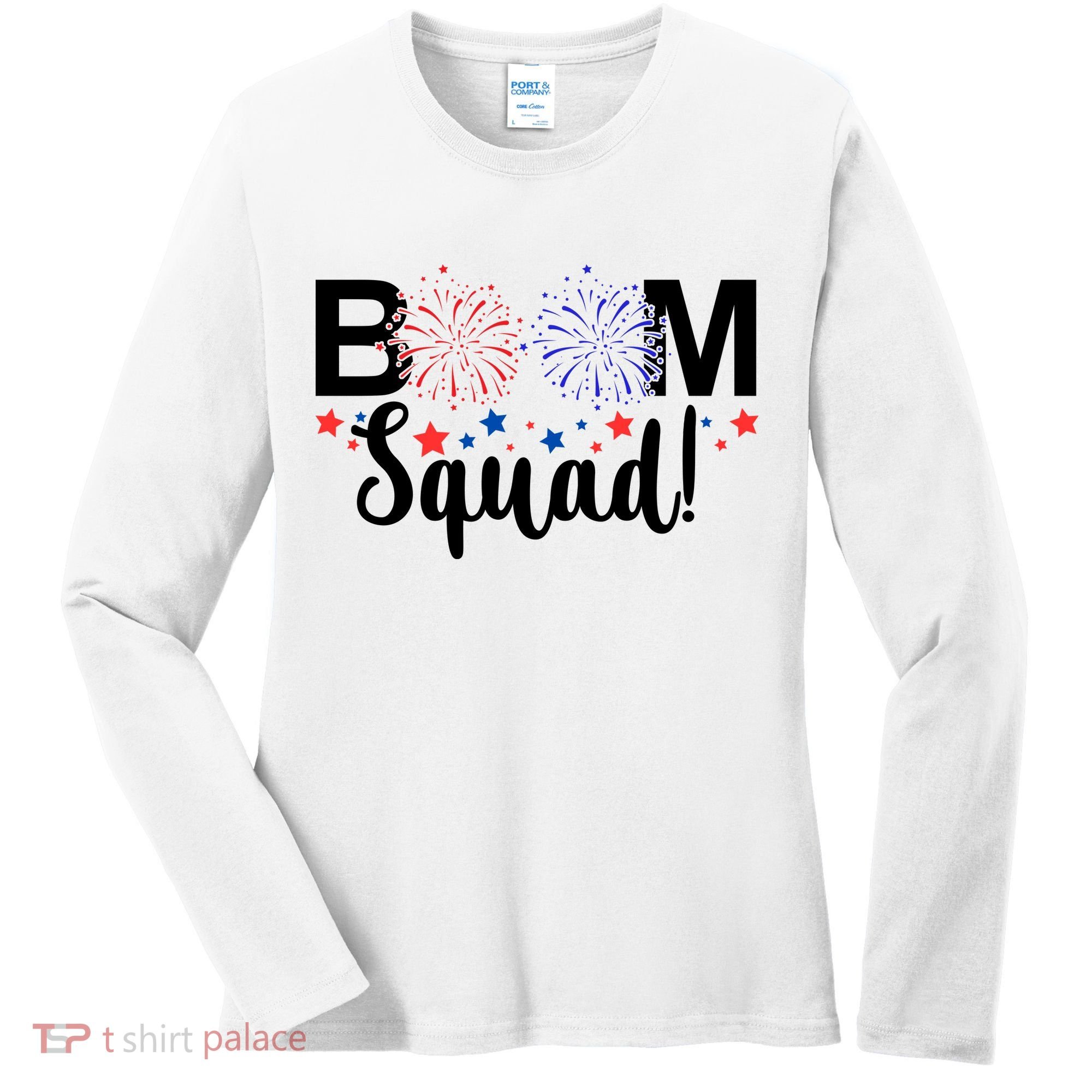 Boom Squad 4th Of July Women's Long Sleeve Shirt