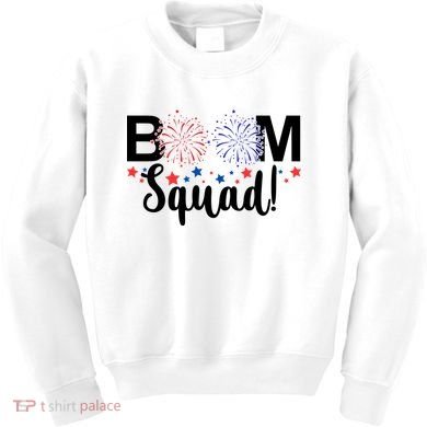 Boom Squad 4th Of July Kids Sweatshirt