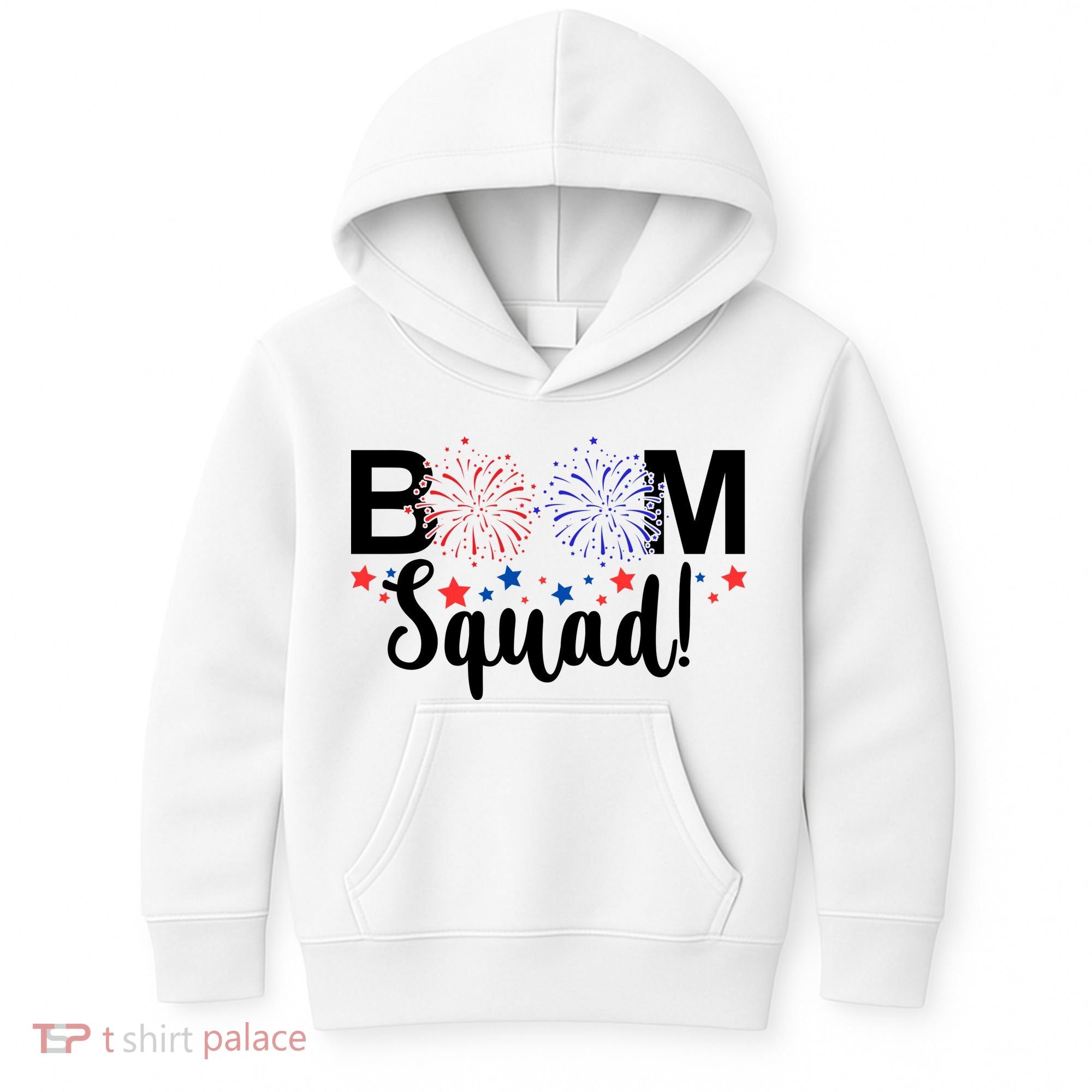 Boom Squad 4th Of July Kids Hoodie