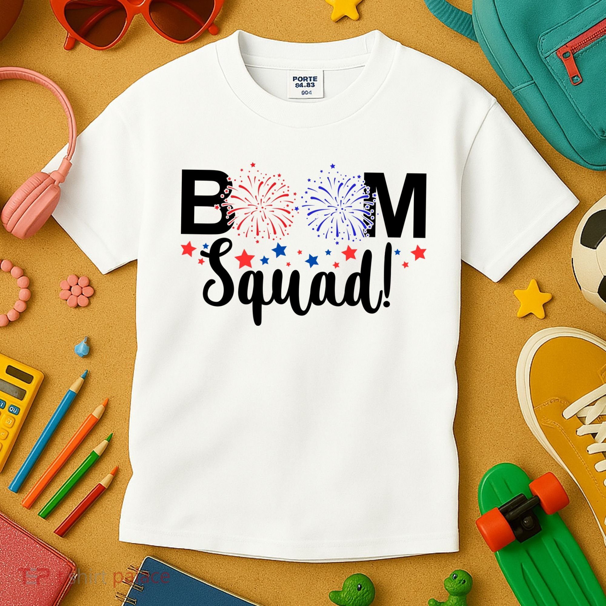Boom Squad 4th Of July Kids T-Shirt
