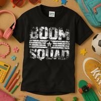 Boom Squad 4th Of July Firework Kids T-Shirt thumb 3