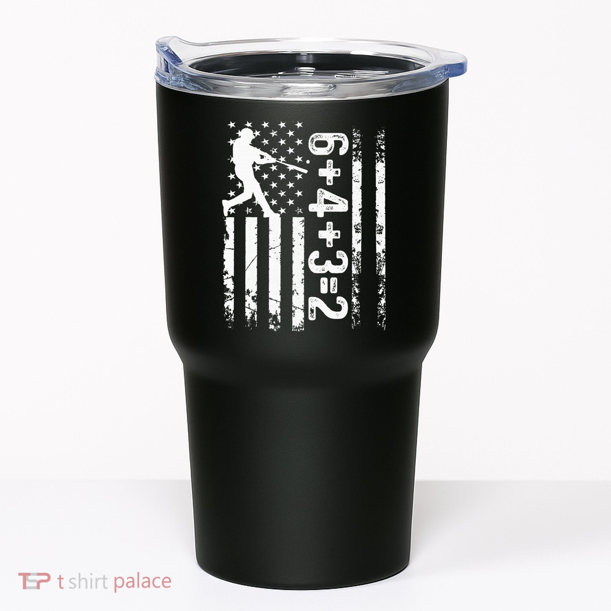 Baseball Saying 6+4+3=2 Double Play Baseball Player Tumbler