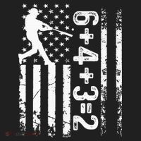 Baseball Saying 6+4+3=2 Double Play Baseball Player Tumbler thumb 3