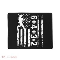 Baseball Saying 6+4+3=2 Double Play Baseball Player Mousepad thumb 0