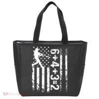 Baseball Saying 6+4+3=2 Double Play Baseball Player Tote Bag thumb 0