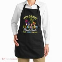 Back School 7th Grade Teachers Plant Seeds That Grow Forever Apron thumb 2