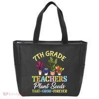 Back School 7th Grade Teachers Plant Seeds That Grow Forever Tote Bag thumb 0