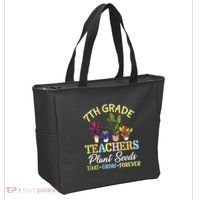 Back School 7th Grade Teachers Plant Seeds That Grow Forever Tote Bag thumb 2