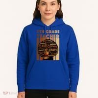 Black Smart 8th Grade Teacher Afro Love African American Gift Hoodie thumb 5