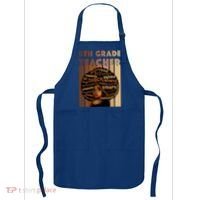 Black Smart 8th Grade Teacher Afro Love African American Gift Apron thumb 0
