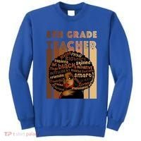 Black Smart 8th Grade Teacher Afro Love African American Gift Sweatshirt thumb 0