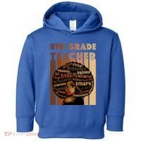 Black Smart 8th Grade Teacher Afro Love African American Gift Toddler Hoodie thumb 0