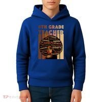 Black Smart 8th Grade Teacher Afro Love African American Gift Kids Hoodie thumb 4