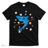Billiard Shark 8 Ball Player Pool Table Cue Stick Snooker T-Shirt thumb 0