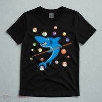 Billiard Shark 8 Ball Player Pool Table Cue Stick Snooker T-Shirt thumb 5