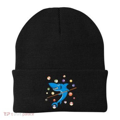 Billiard Shark 8 Ball Player Pool Table Cue Stick Snooker Beanie