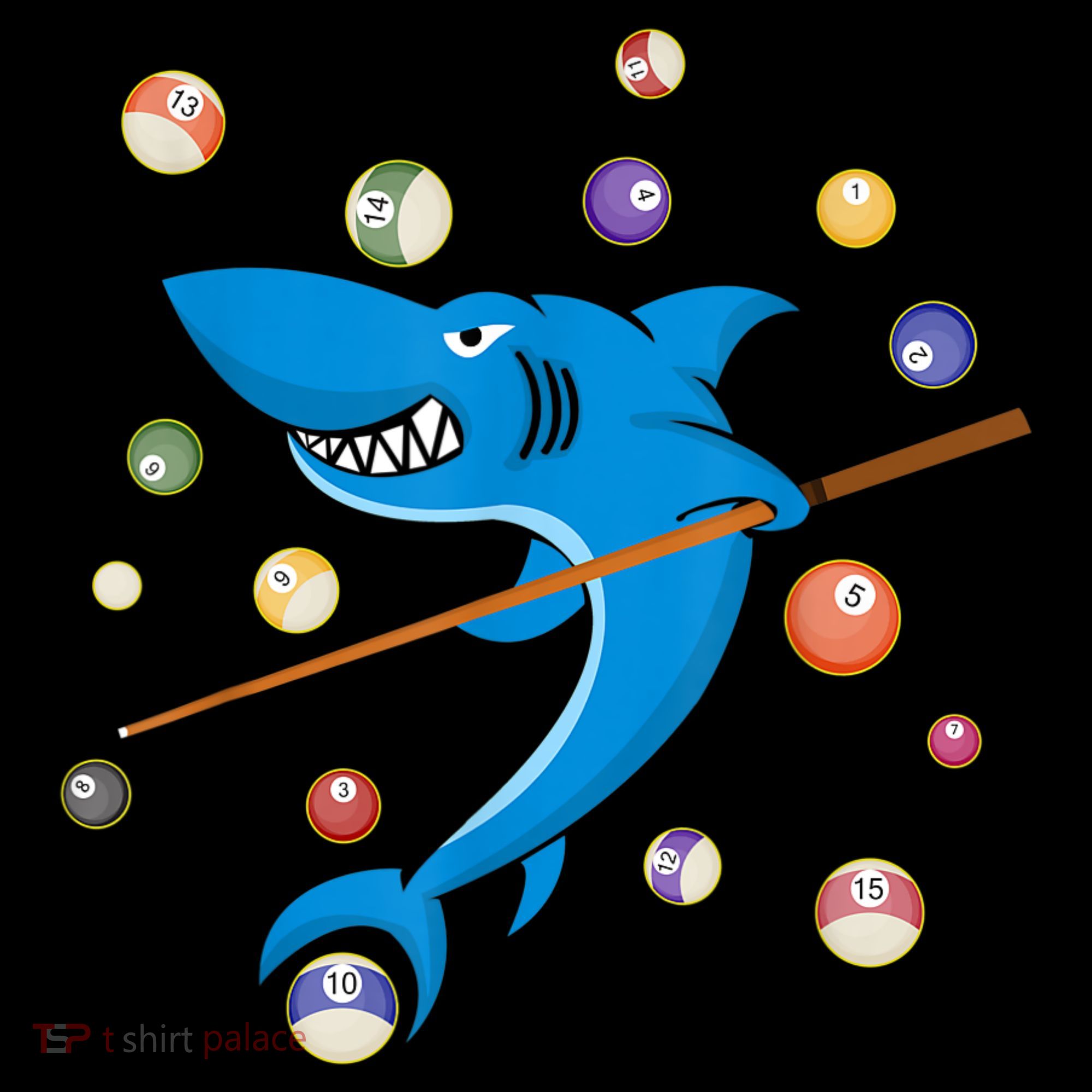 Billiard Shark 8 Ball Player Pool Table Cue Stick Snooker Women's Hoodie