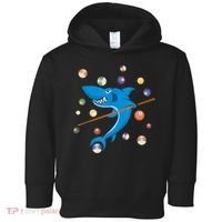 Billiard Shark 8 Ball Player Pool Table Cue Stick Snooker Toddler Hoodie thumb 0
