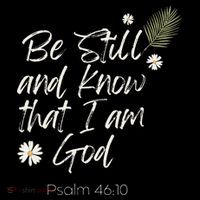 Be Still and Know That I Am God Psalm 46 10 Women's Hoodie thumb 2