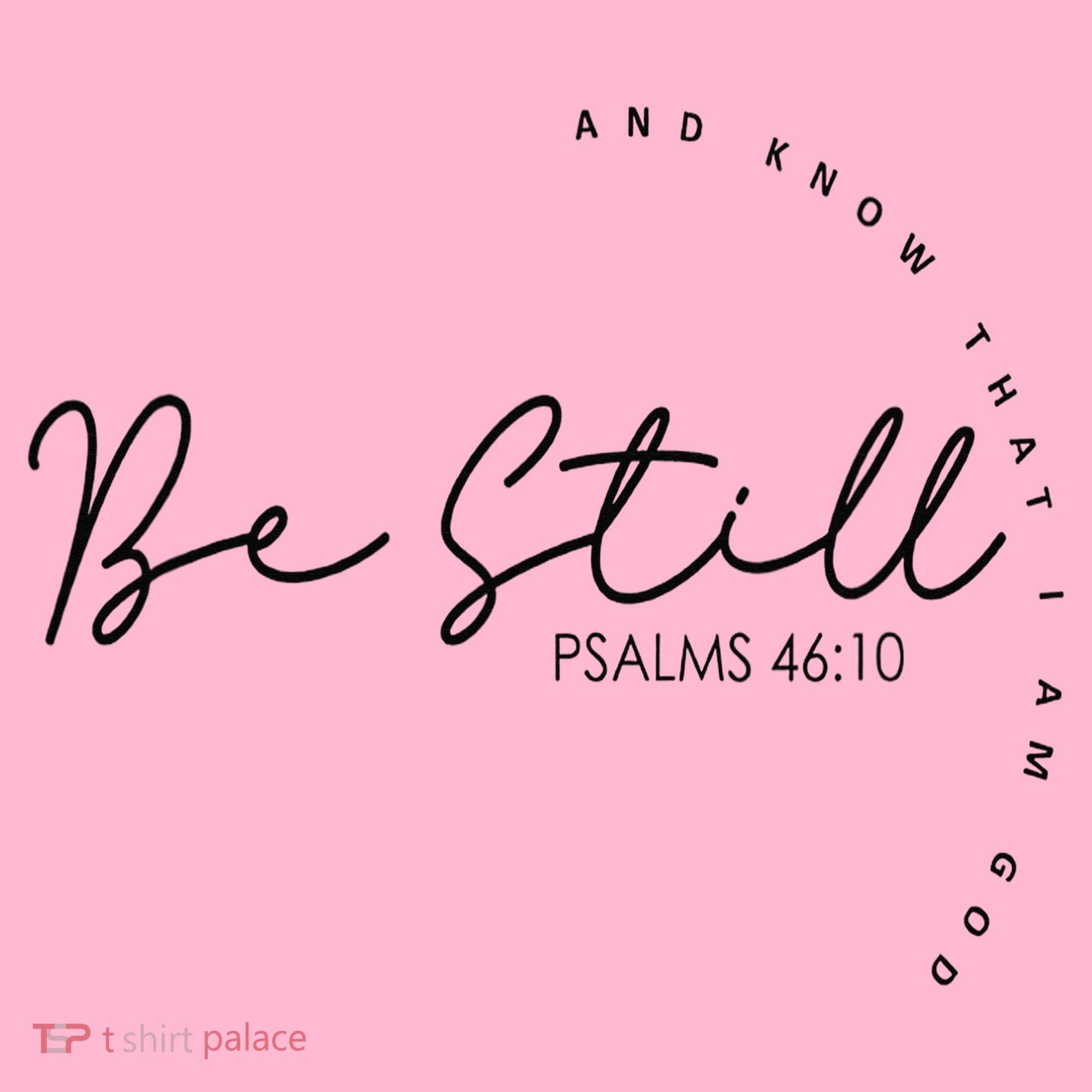 Be Still And Know That I Am God Christian Believers God Coaster