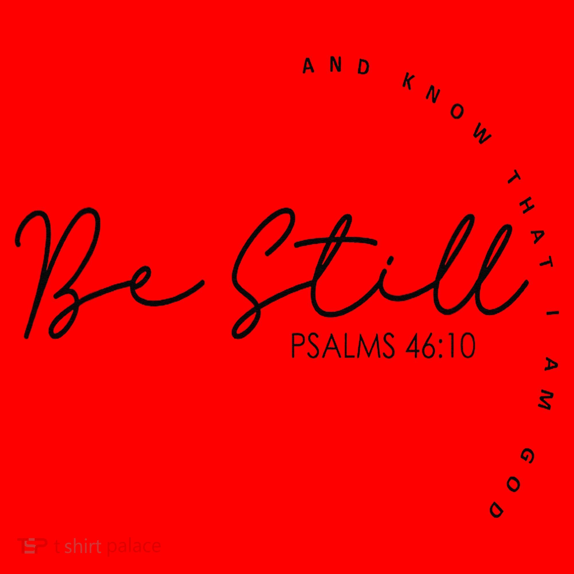 Be Still And Know That I Am God Christian Believers God Santa Hat