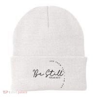 Be Still And Know That I Am God Christian Believers God Beanie thumb 0