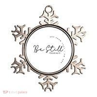 Be Still And Know That I Am God Christian Believers God Ornament thumb 0