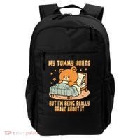 Bear Stomach Ache Tummy Ache Survivor Ibs My Tummy Hurts Backpack thumb 0