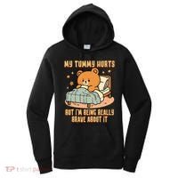 Bear Stomach Ache Tummy Ache Survivor Ibs My Tummy Hurts Women's Hoodie thumb 0