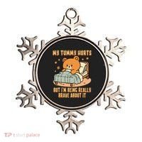 Bear Stomach Ache Tummy Ache Survivor Ibs My Tummy Hurts Ornament thumb 0