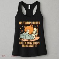 Bear Stomach Ache Tummy Ache Survivor Ibs My Tummy Hurts Women's Tank Top thumb 3