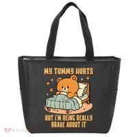 Bear Stomach Ache Tummy Ache Survivor Ibs My Tummy Hurts Tote Bag thumb 0