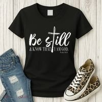 Be Still And Know That I Am God Psalm 46 10 Women's T-Shirt thumb 3