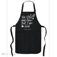 Be Still and Know That I am God Psalm 4610 Christian Faith Apron thumb 0