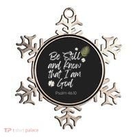 Be Still and Know That I am God Psalm 4610 Christian Faith Ornament thumb 0