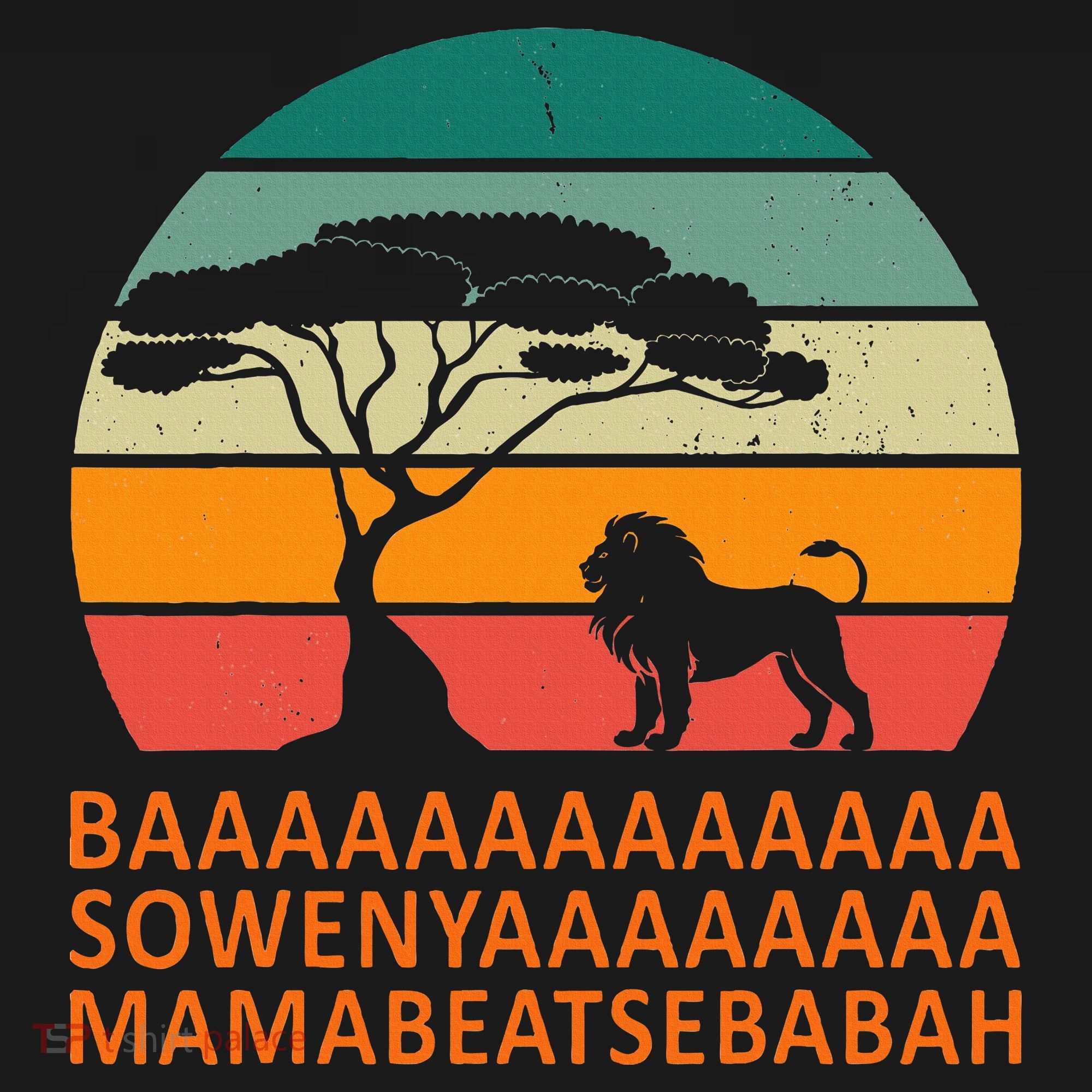 Baaa Sowenyaaa African King Lion African Savana Lion Women's Hoodie