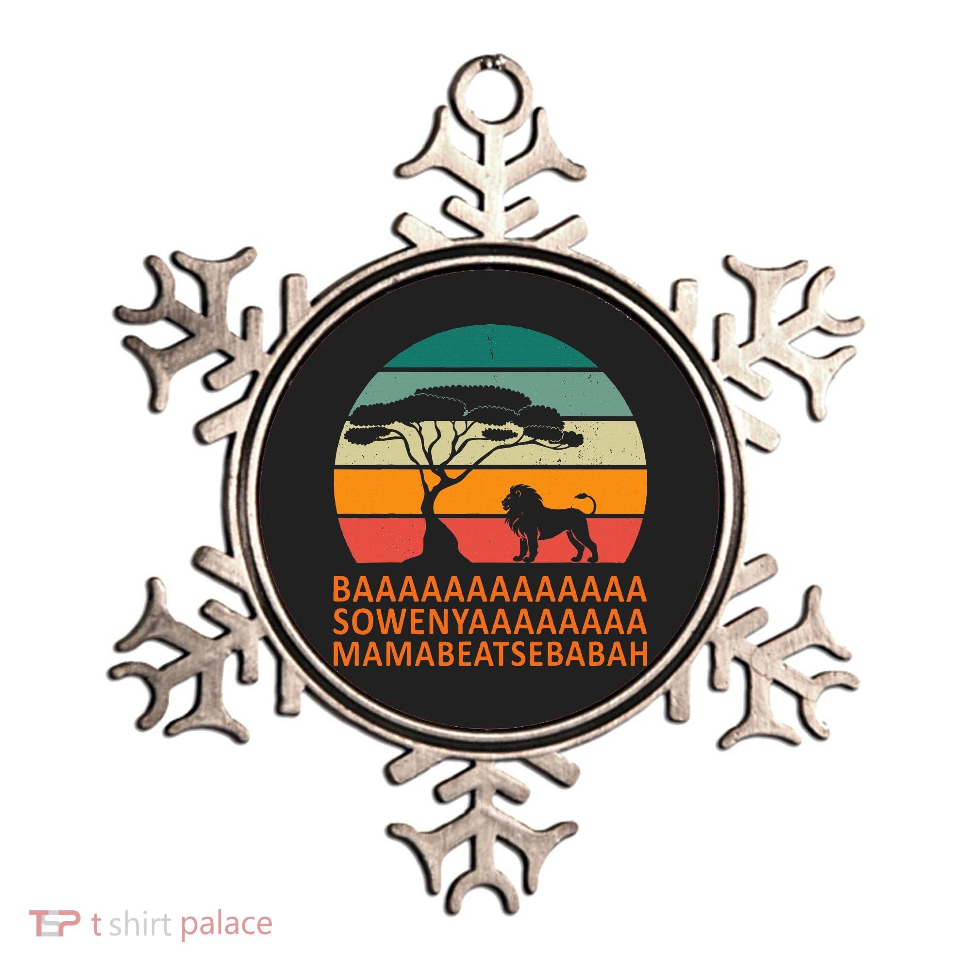 Baaa Sowenyaaa African King Lion African Savana Lion Ornament