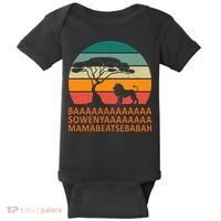Baaa Sowenyaaa African King Lion African Savana Lion Baby Bodysuit thumb 0