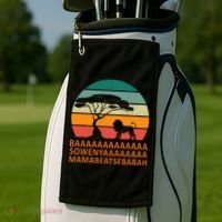 Baaa Sowenyaaa African King Lion African Savana Lion Golf Towel thumb 2