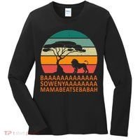 Baaa Sowenyaaa African King Lion African Savana Lion Women's Long Sleeve Shirt thumb 0
