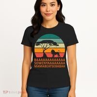 Baaa Sowenyaaa African King Lion African Savana Lion Women's T-Shirt thumb 4