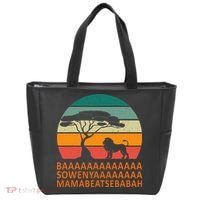 Baaa Sowenyaaa African King Lion African Savana Lion Tote Bag thumb 0