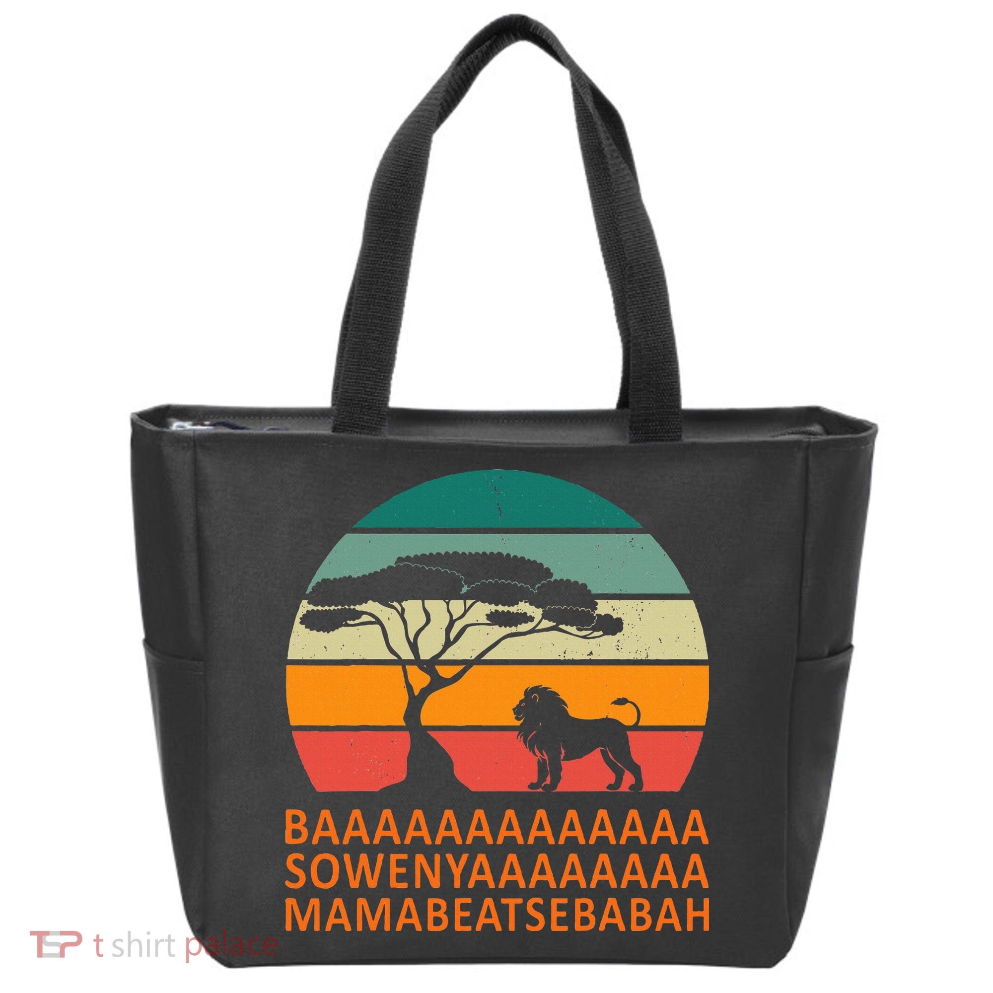 Baaa Sowenyaaa African King Lion African Savana Lion Tote Bag