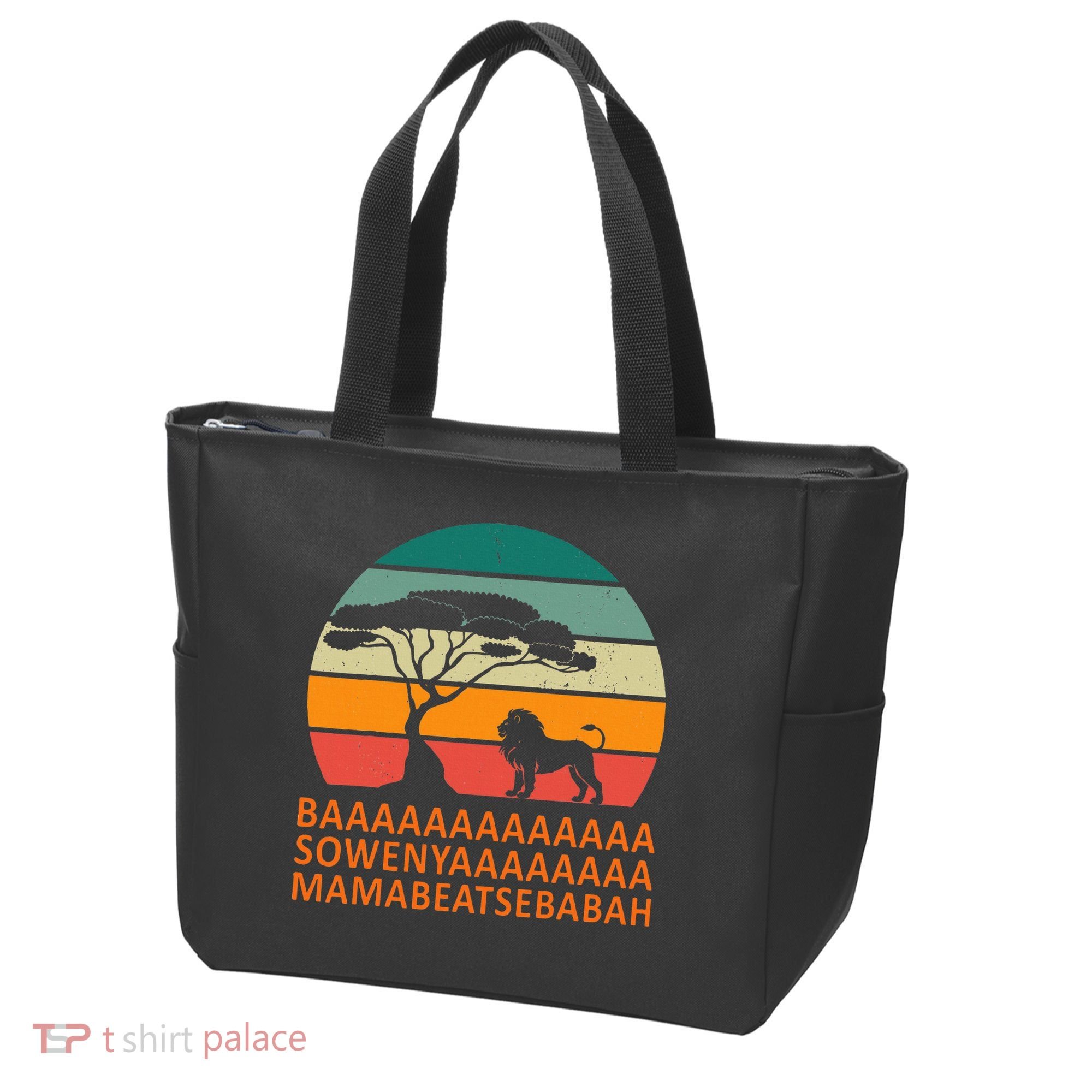 Baaa Sowenyaaa African King Lion African Savana Lion Tote Bag