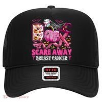 Boo Scare Away Breast Cancer Pink Ribbon Spider Halloween Hat thumb 0