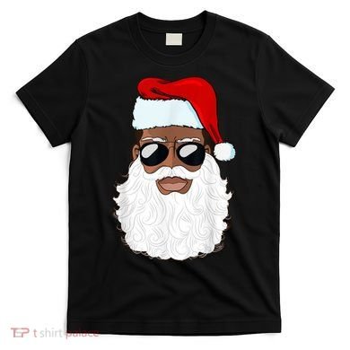 Black Santa African American T-Shirt