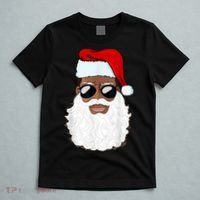 Black Santa African American T-Shirt thumb 5